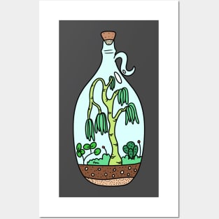 Terrarium 1 color version Posters and Art